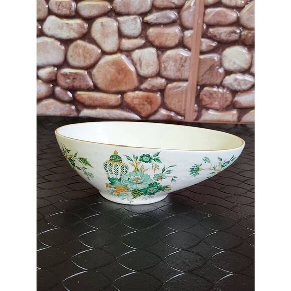 Kowloon by Crown Staffordshire Avocado Bowl - Picture 1 of 9